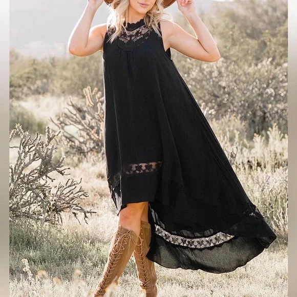 JOYFOLIE Delphinne Dress in Black, Size XS - Picture 6 of 13